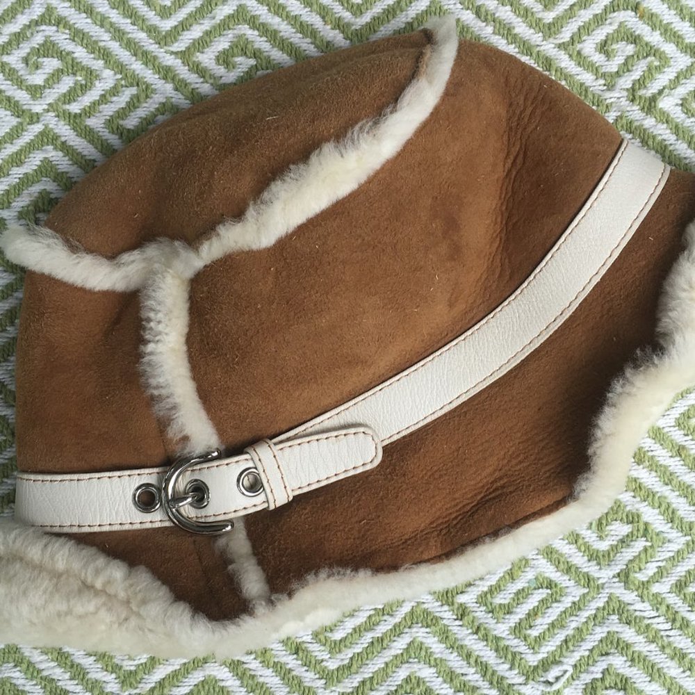 Coach Shearling Child's Hat